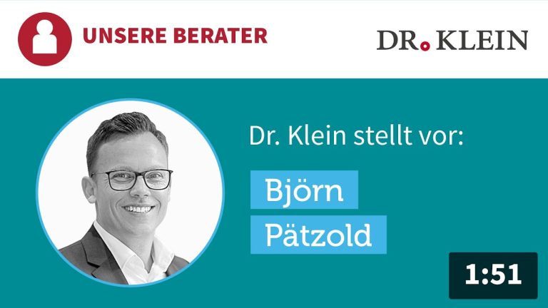 Dr. Klein stellt vor: Björn Pätzold, Baufinanzierung in Mettmann